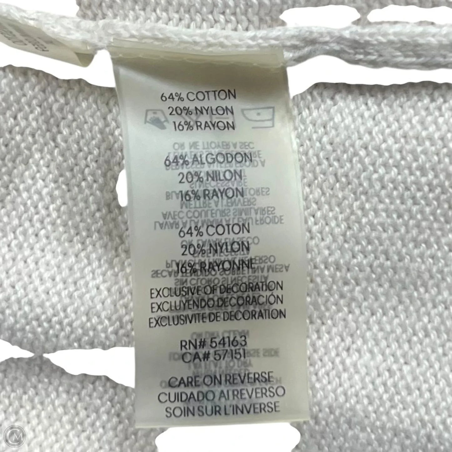 Sweater Designer By Karl Lagerfeld In Beige, Size: M