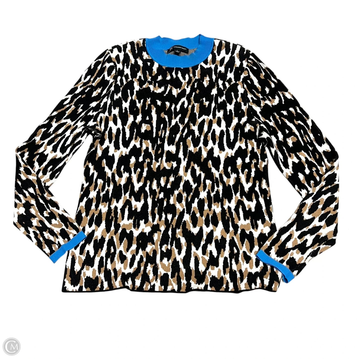 Sweater By Inc In Leopard Print, Size: L