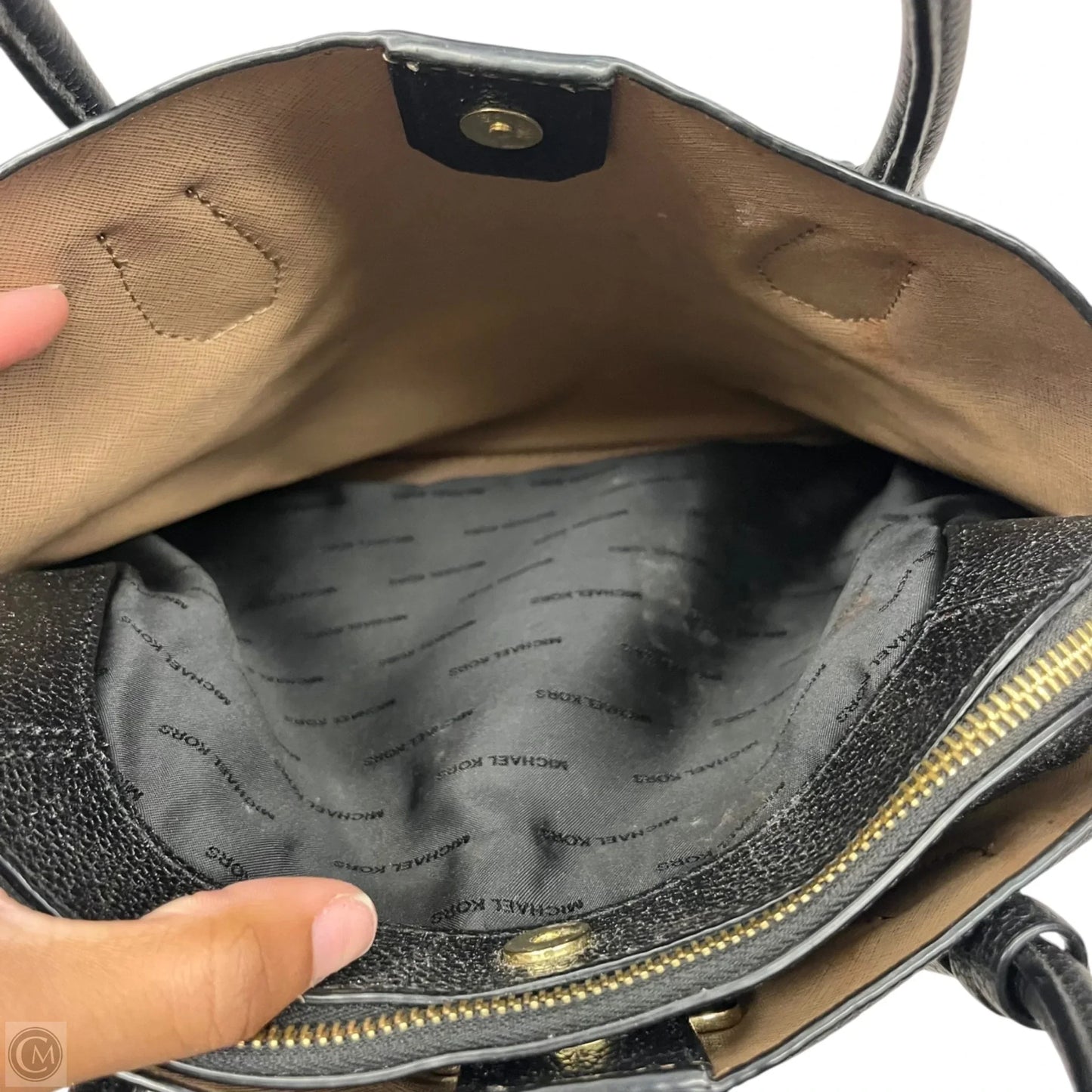 Crossbody Designer By Michael Kors, Size: Medium