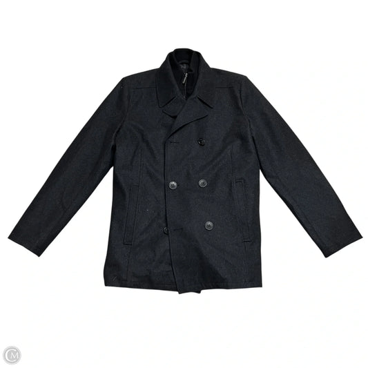 Coat Peacoat By Kenneth Cole In Black, Size: L