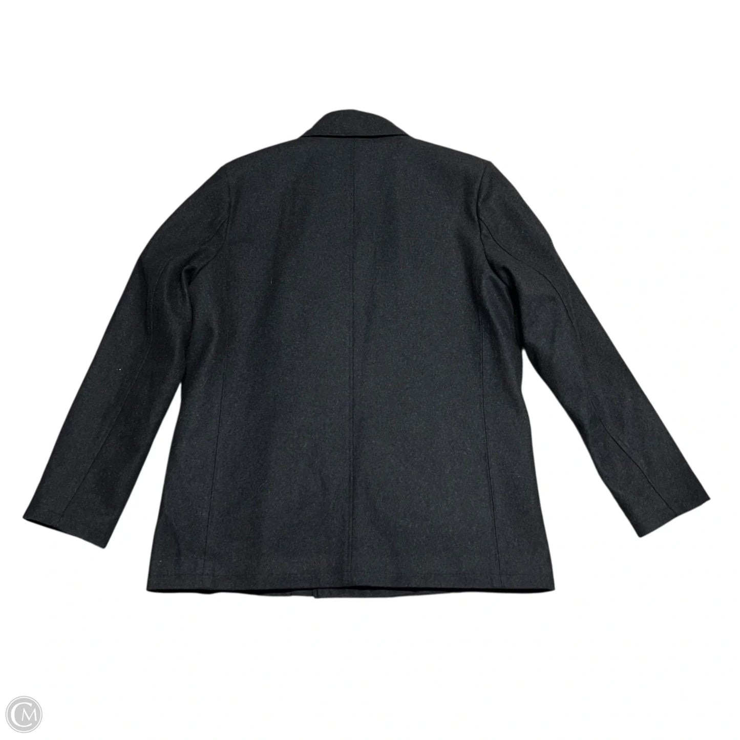Coat Peacoat By Kenneth Cole In Black, Size: L