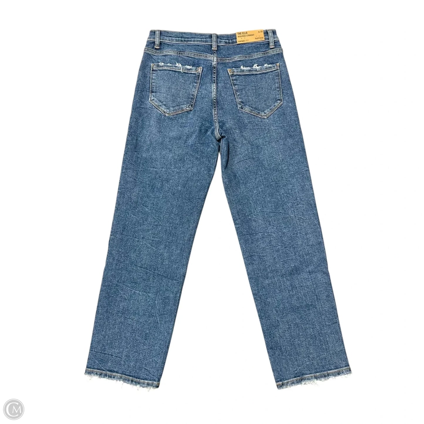 Jeans Straight By Kensie In Blue Denim, Size: 6