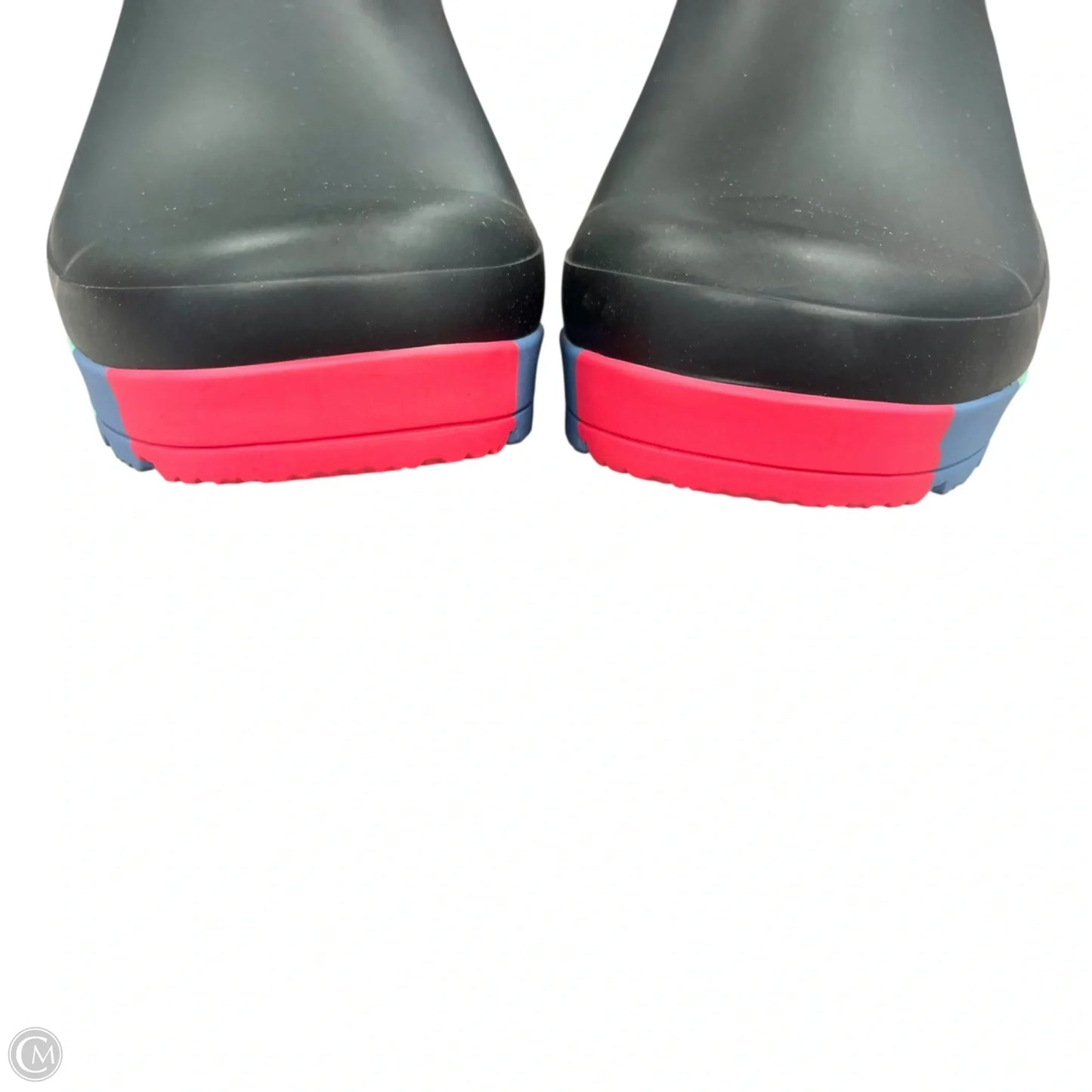 Boots Rain By Hunter In Black & Blue, Size: 8