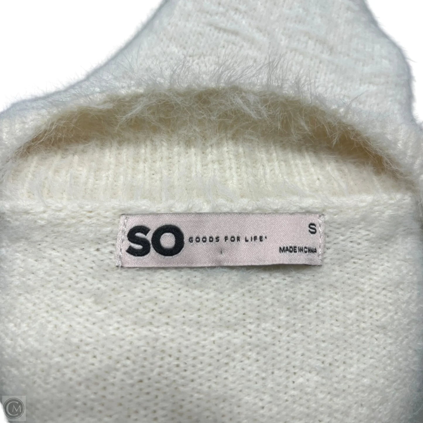 Sweater By So In Cream, Size: S