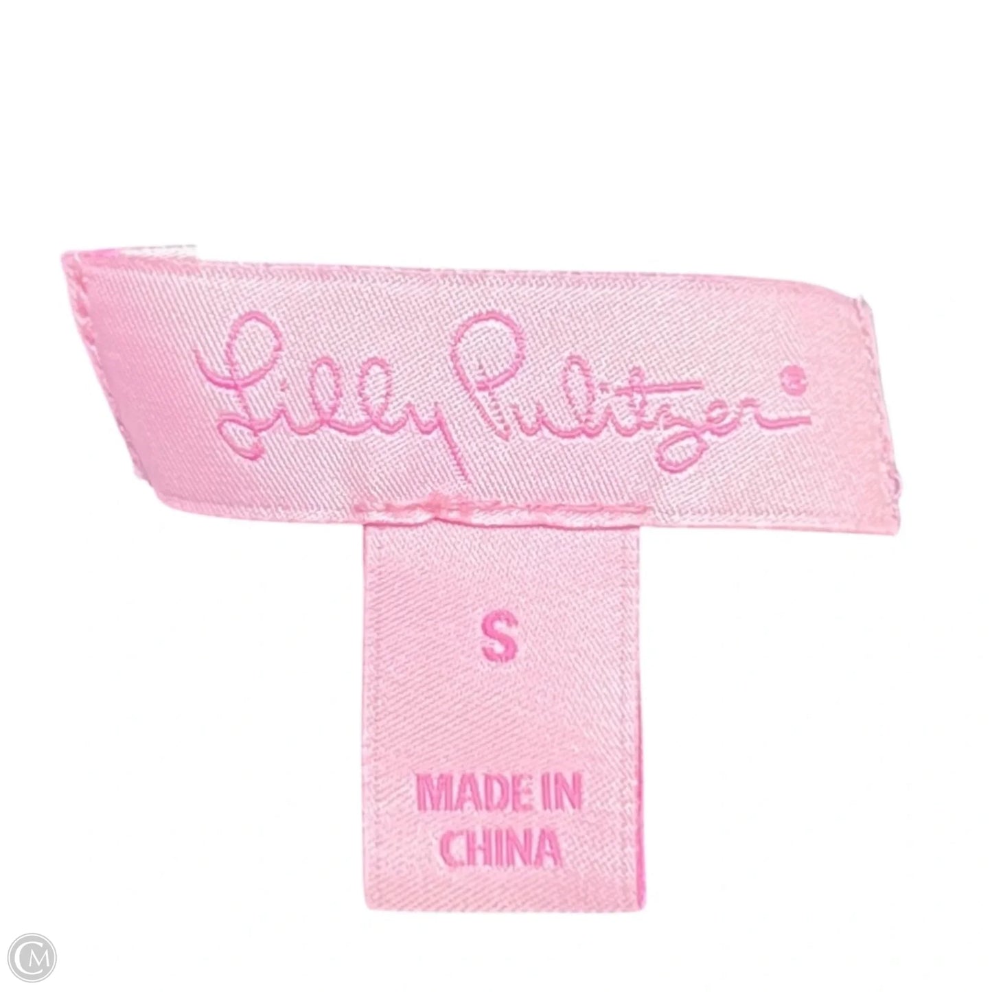 Tank Top Designer By Lilly Pulitzer In Blue & Gold, Size: S