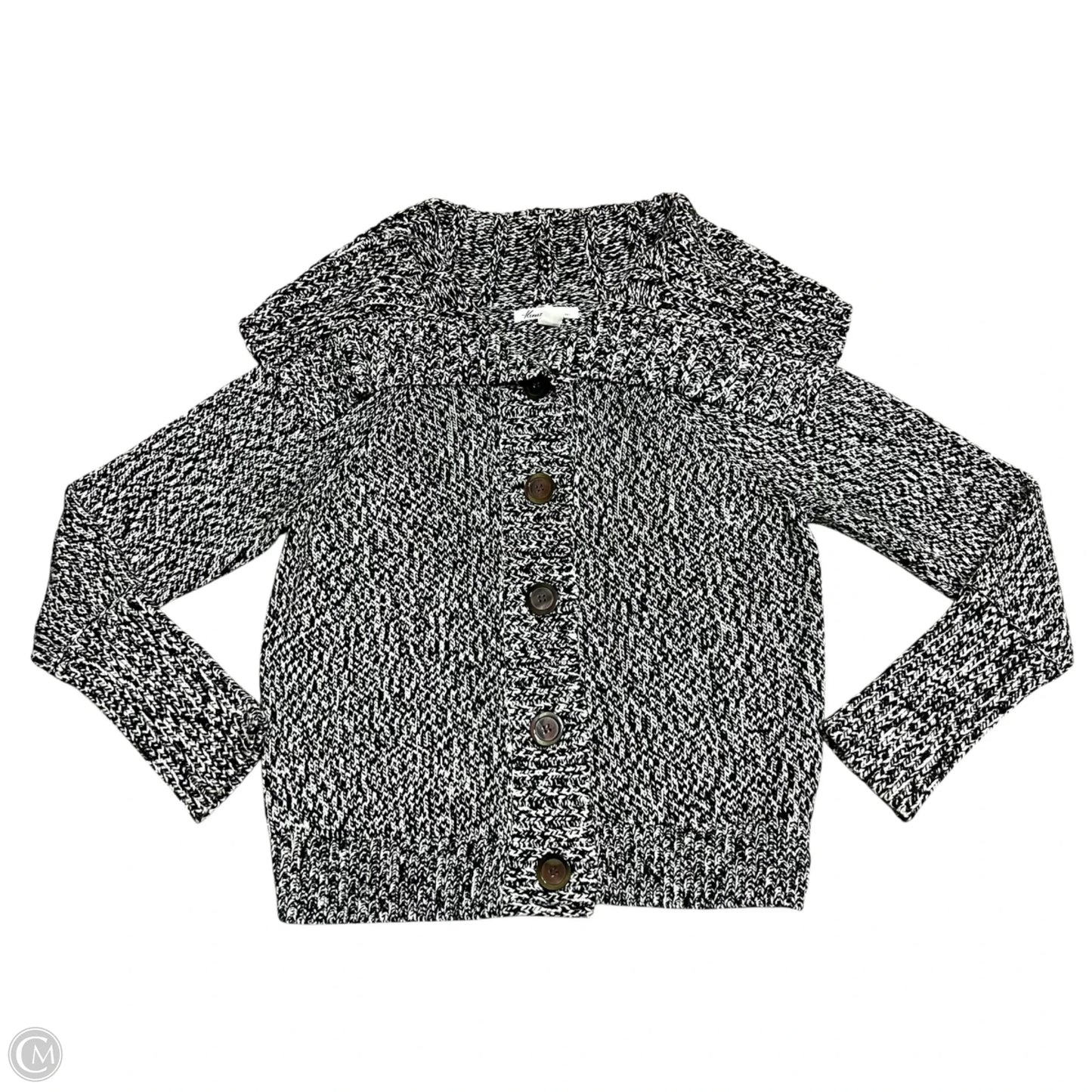 Sweater By Kenneth Cole In Black & White, Size: M