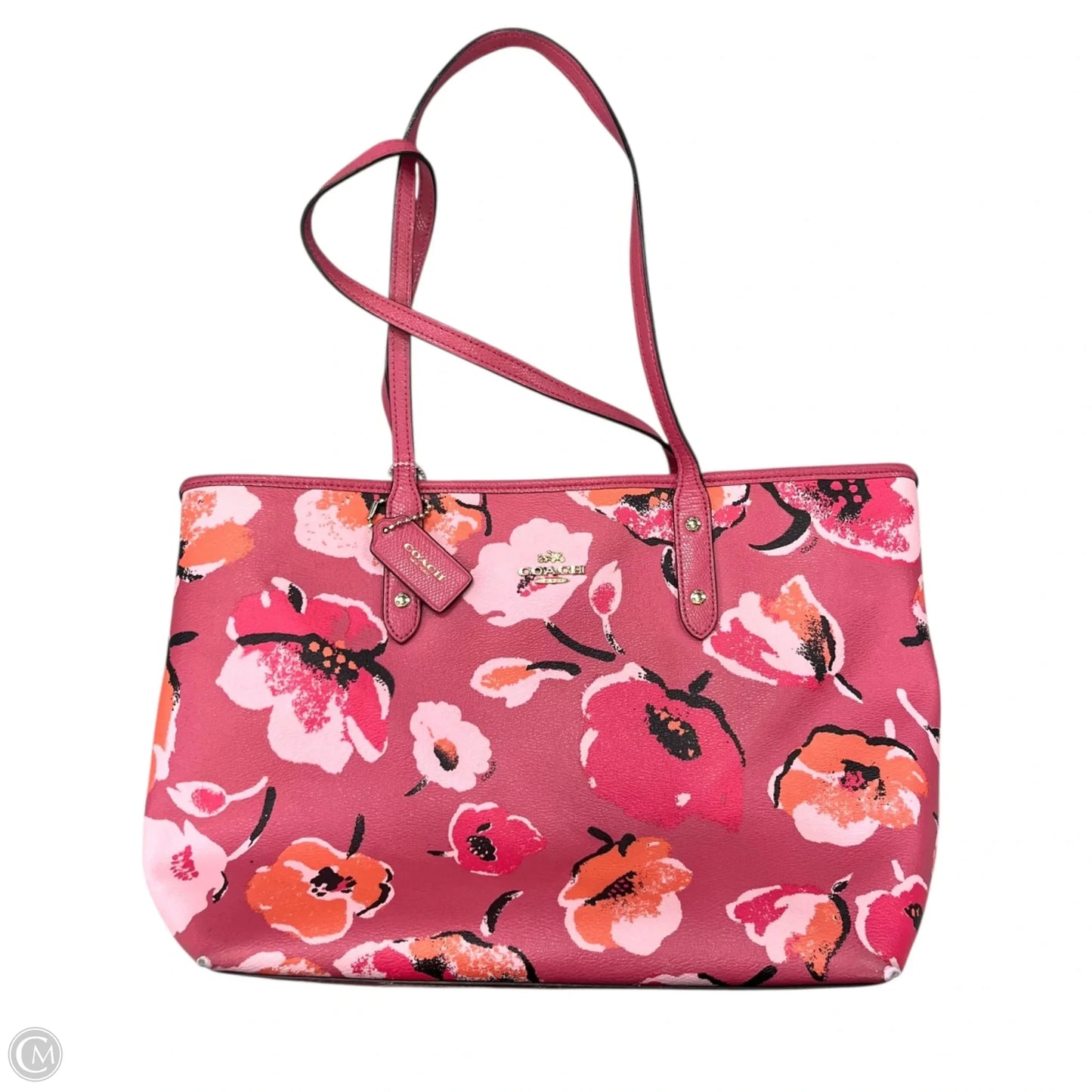 Tote Designer By Coach, Size: Large
