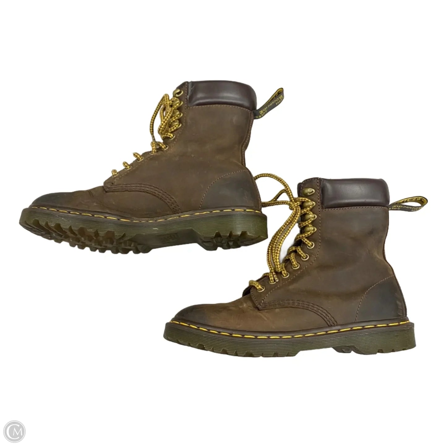 Boots Combat By Dr Martens In Brown, Size: 8