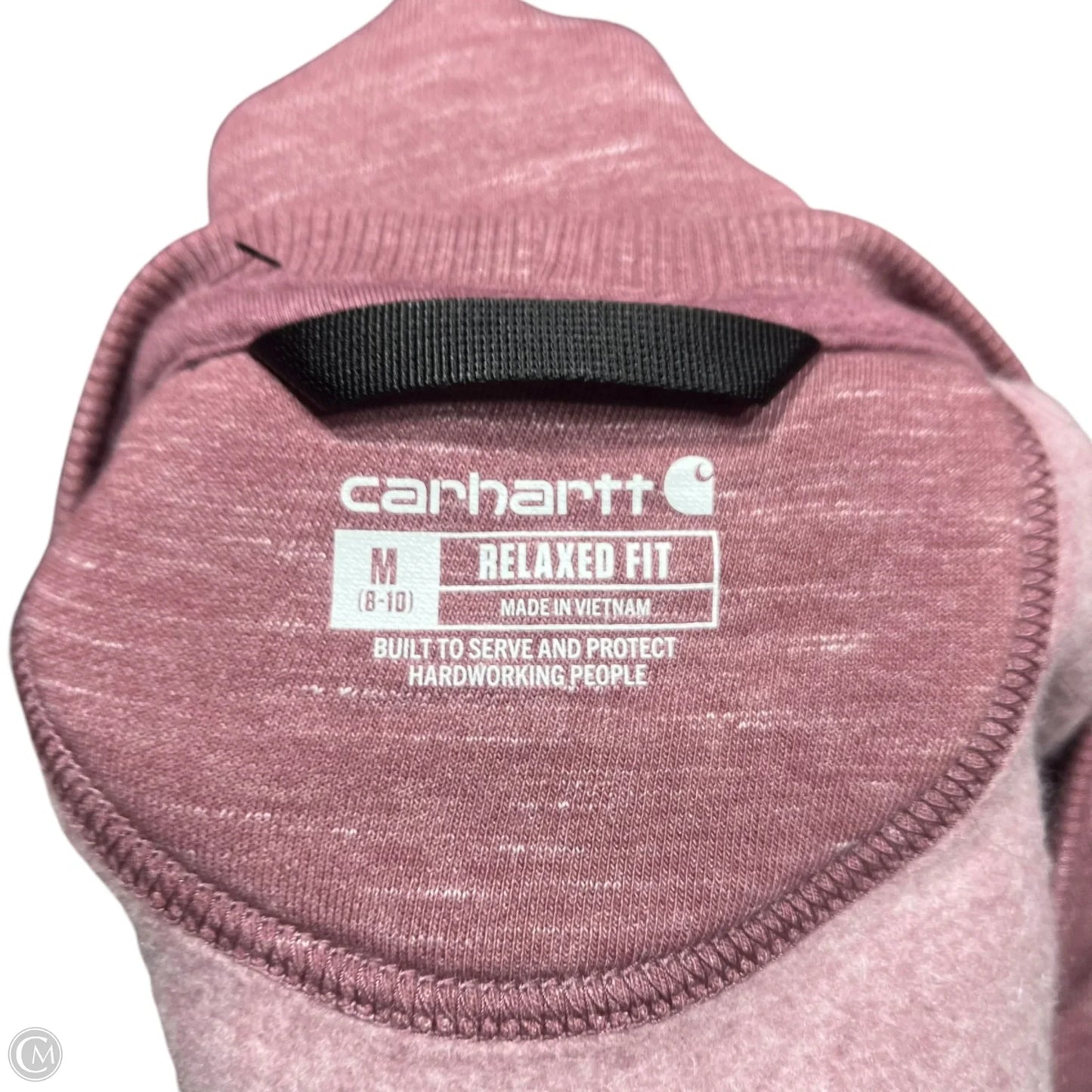 Sweatshirt Crewneck By Carhartt In Purple, Size: M