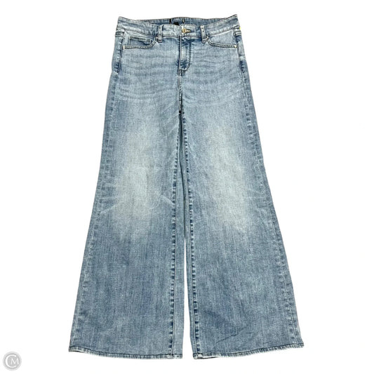 Jeans Wide Leg By White House Black Market In Blue Denim, Size: 6