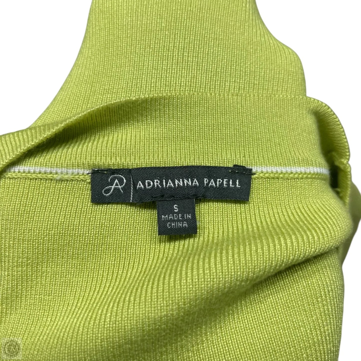 Sweater Cardigan By Adrianna Papell In Green, Size: S