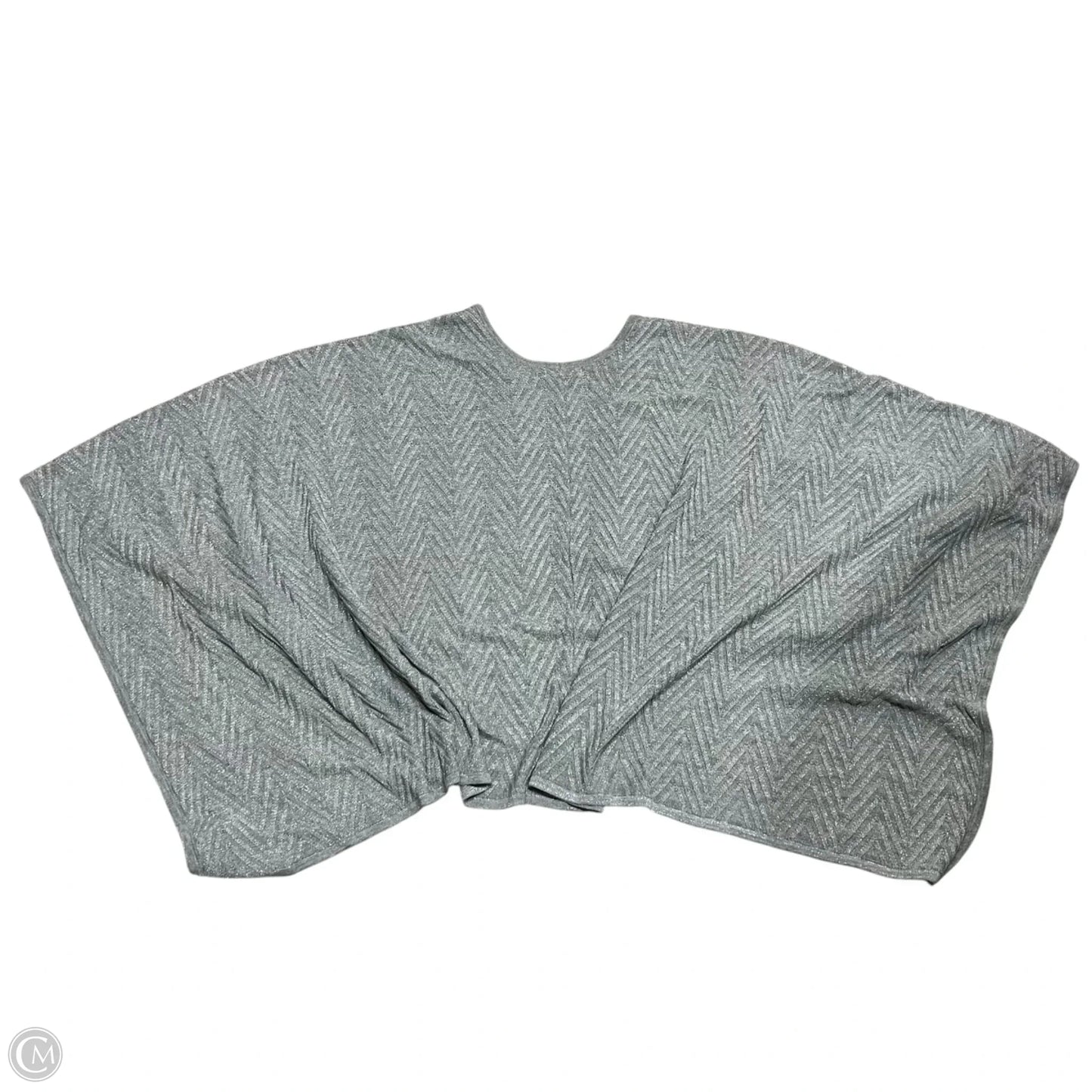 Shawl By Calvin Klein In Silver, Size: Osfm