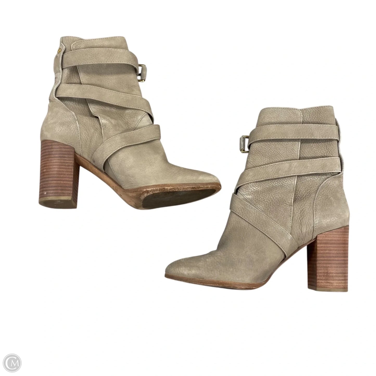 Boots Designer By Kate Spade In Taupe, Size: 7.5
