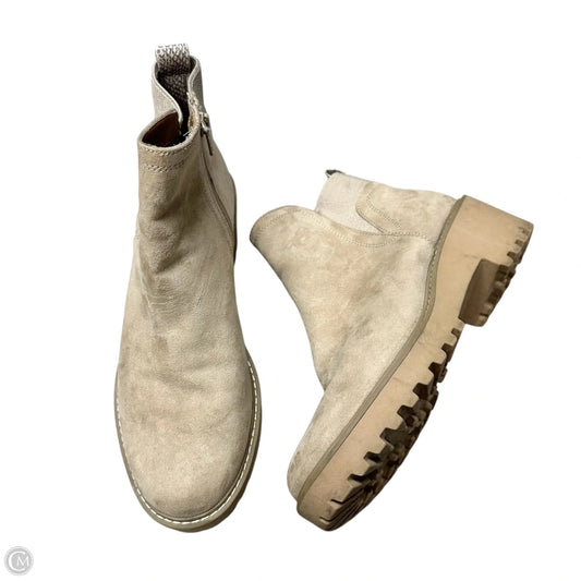 Boots Ankle Heels By Universal Thread In Tan, Size: 9.5
