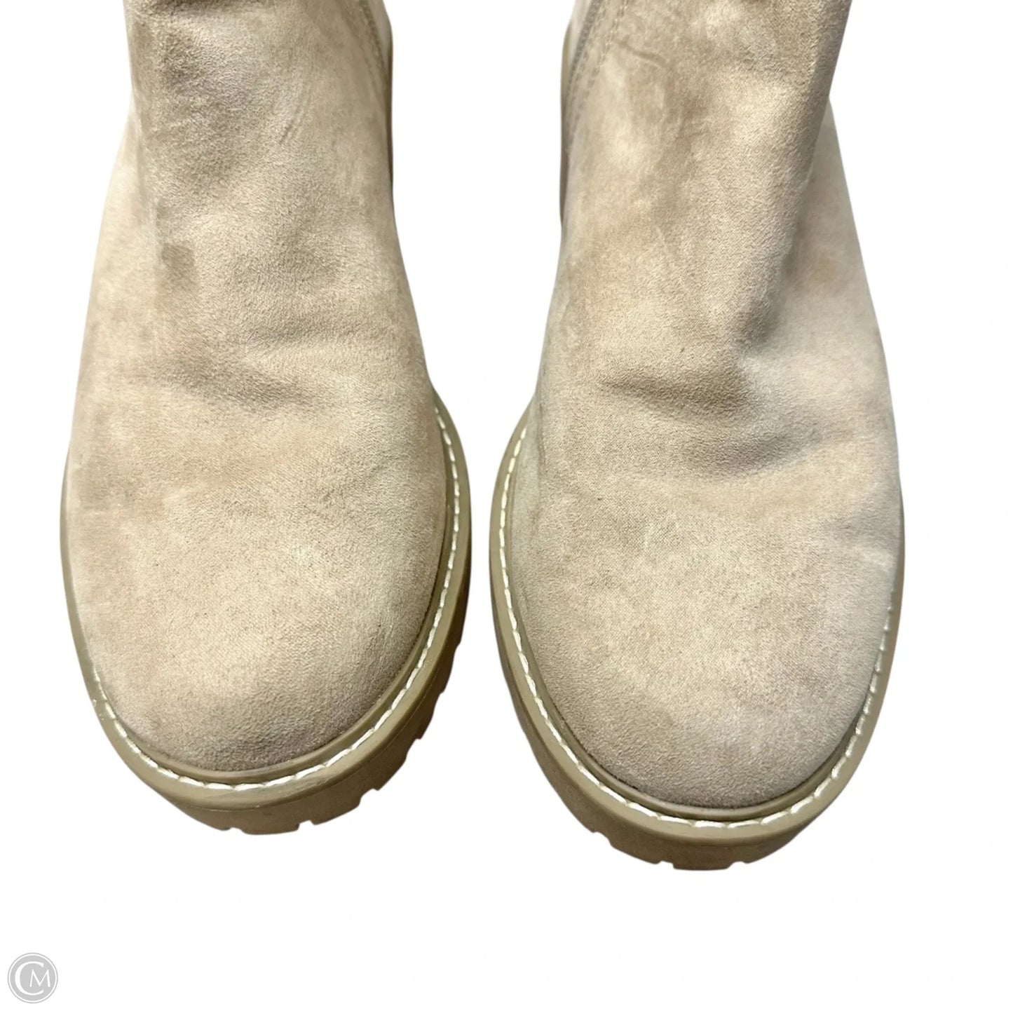 Boots Ankle Heels By Universal Thread In Tan, Size: 9.5