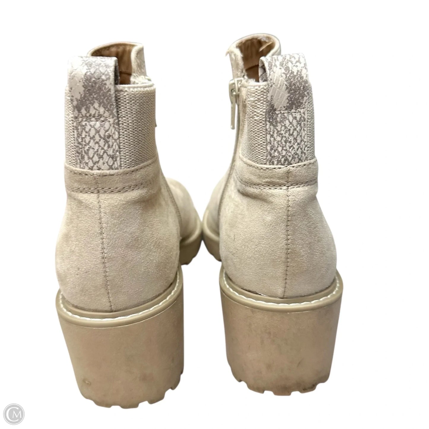 Boots Ankle Heels By Universal Thread In Tan, Size: 9.5