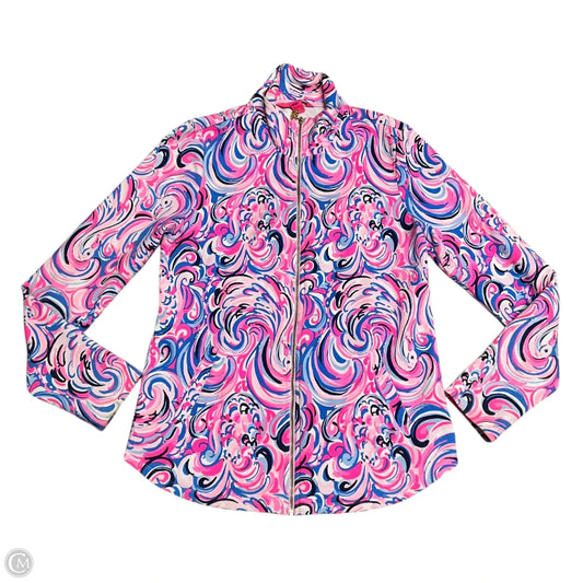 Jacket Designer By Lilly Pulitzer In Blue & Pink, Size: S