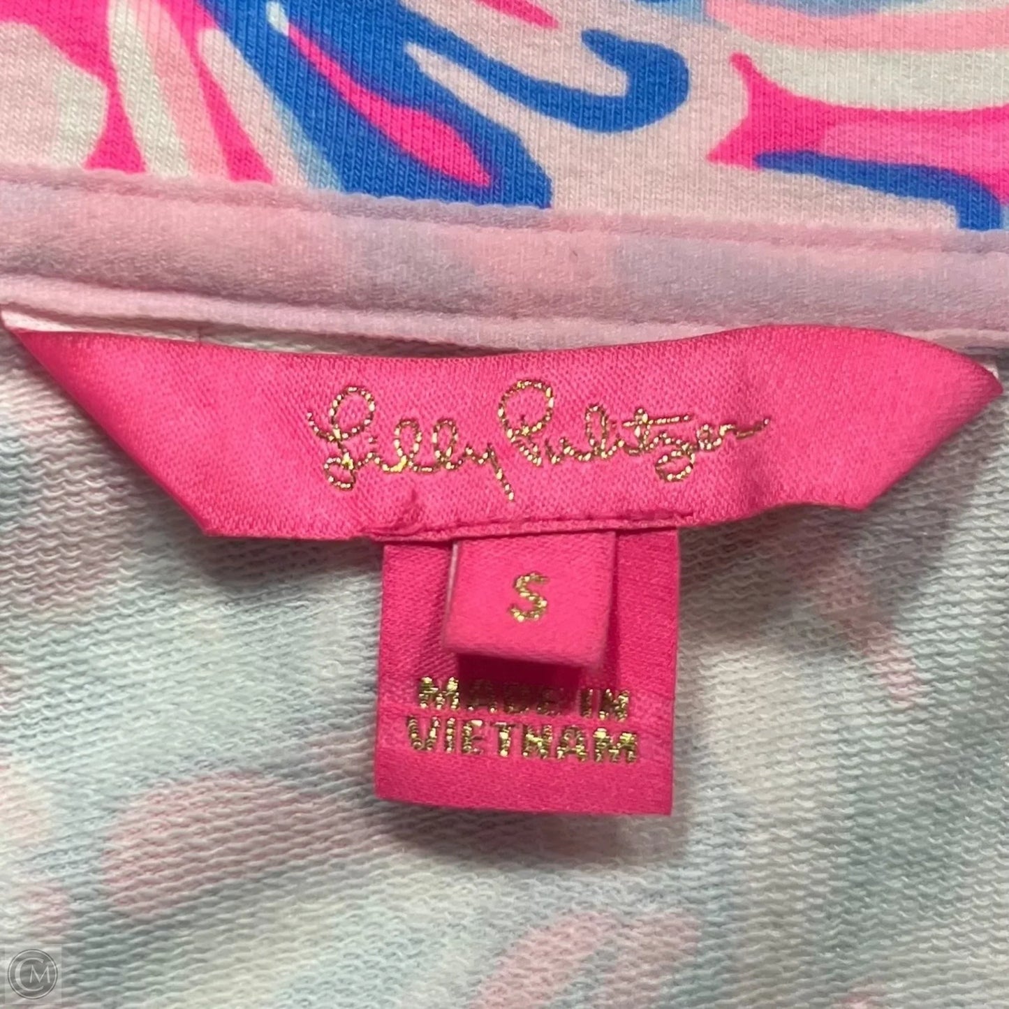 Jacket Designer By Lilly Pulitzer In Blue & Pink, Size: S