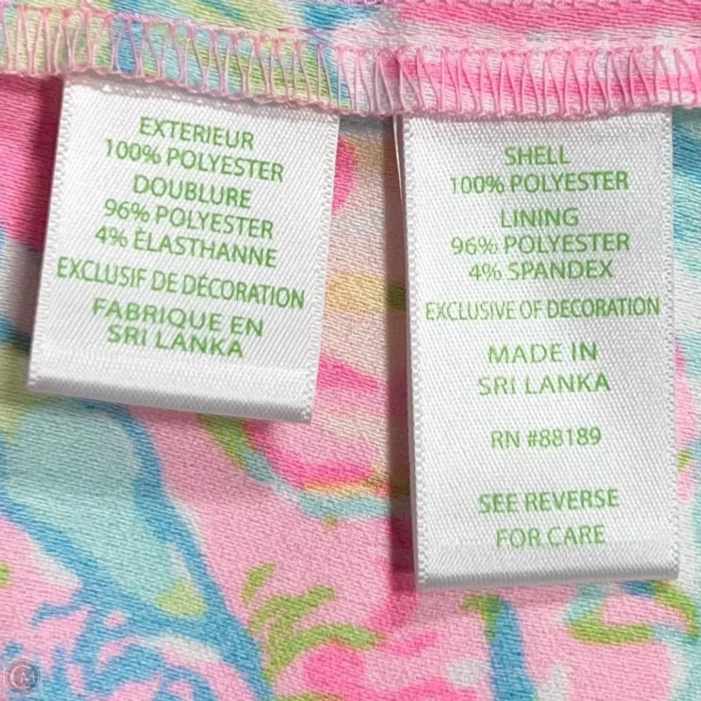 Romper Designer By Lilly Pulitzer In Tropical Print, Size: L