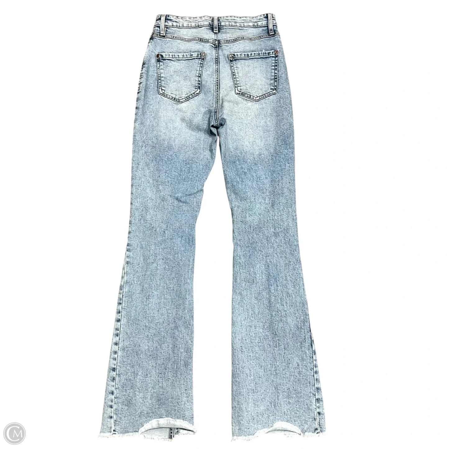 Jeans Flared By Inc In Blue Denim, Size: 4