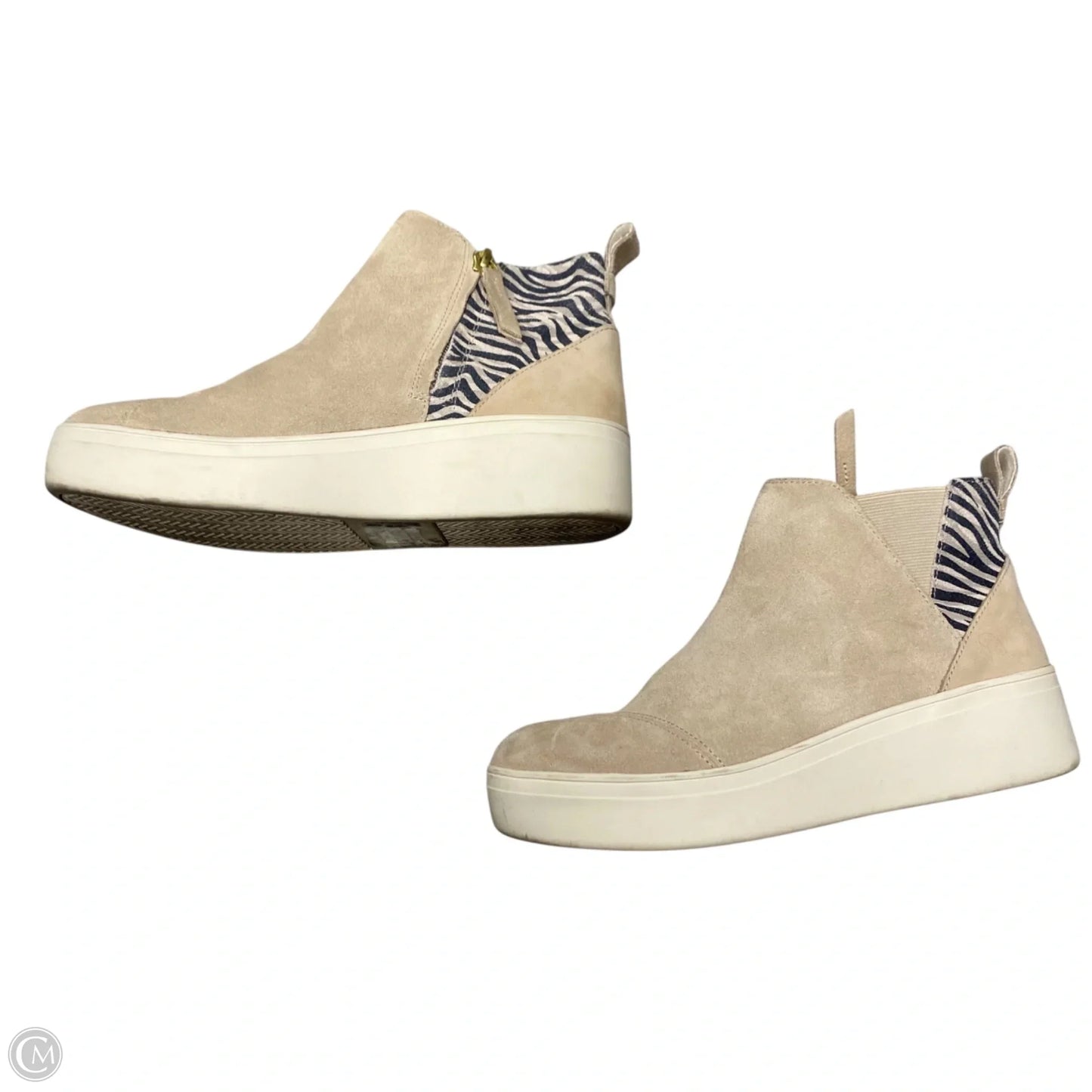 Shoes Sneakers Platform By Toms In Beige, Size: 6.5