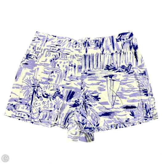 Shorts Designer By Lilly Pulitzer In Purple & White, Size: Xxs