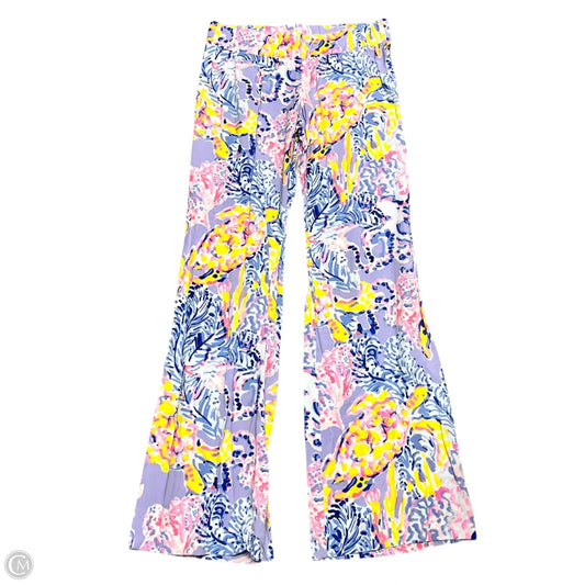 Pants Designer By Lilly Pulitzer In Purple & Yellow, Size: Xs