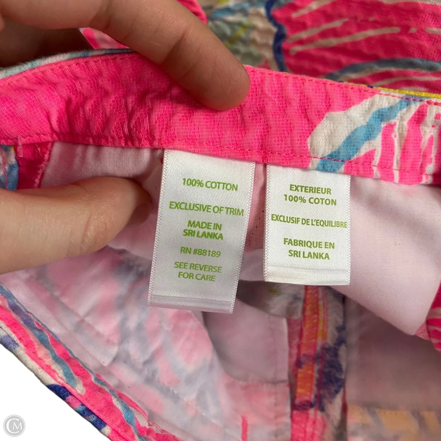 Shorts Designer By Lilly Pulitzer In Pink & Yellow, Size: Xxs