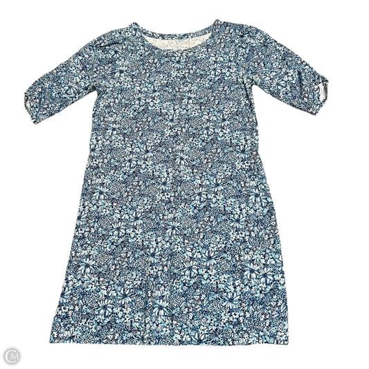 Dress Designer By Lilly Pulitzer In Blue & White, Size: L