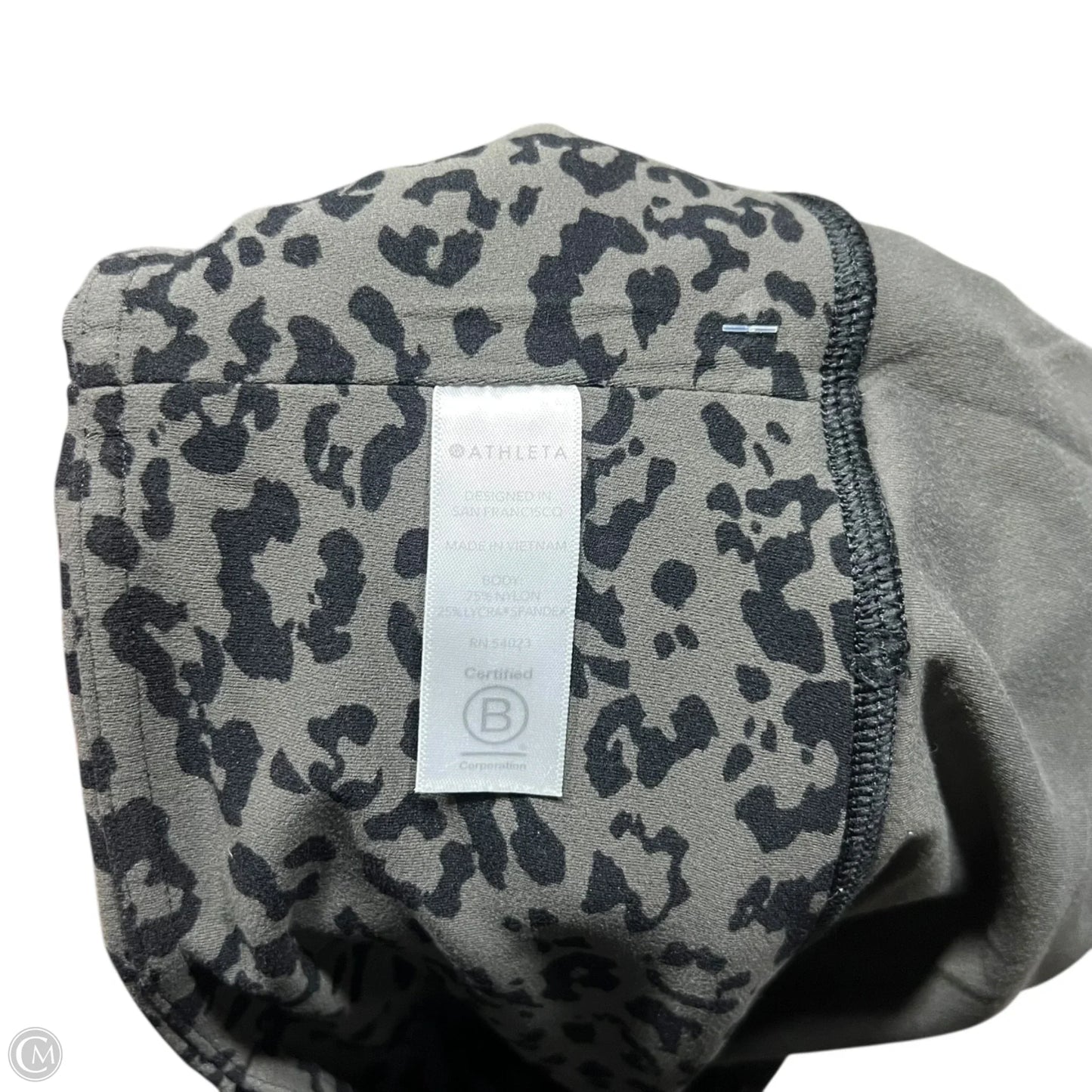 Athletic Leggings By Athleta In Leopard Print, Size: M