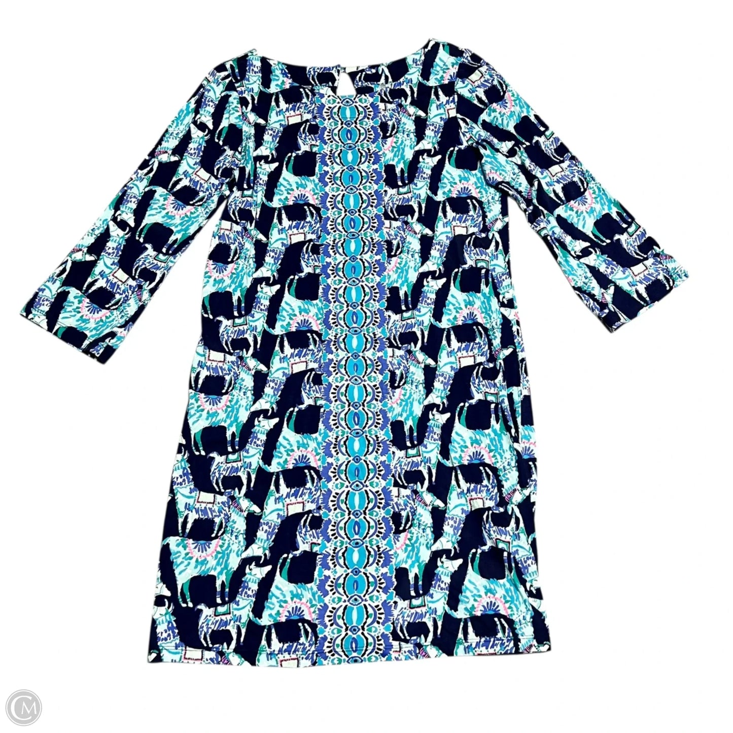 Dress Designer By Lilly Pulitzer In Blue, Size: M