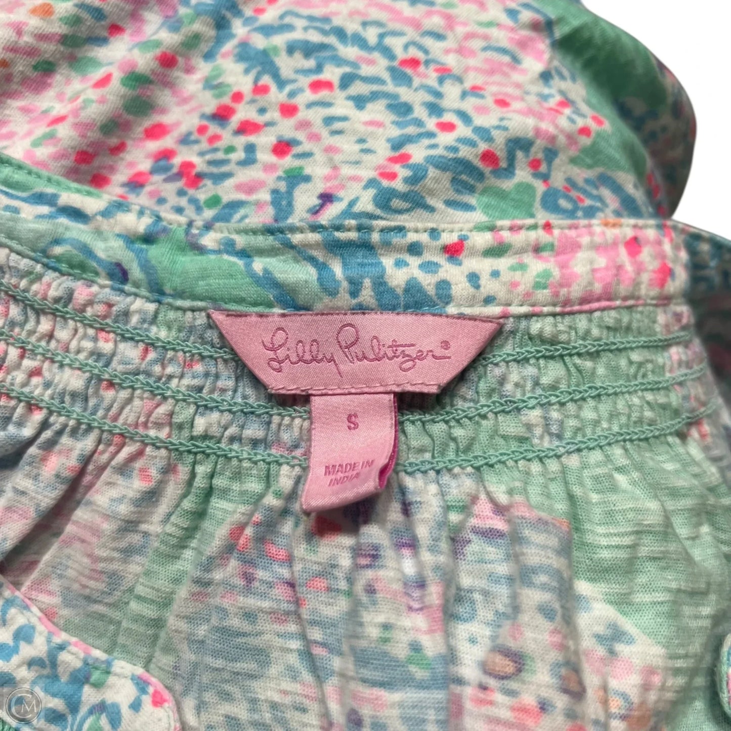 Tank Top Designer By Lilly Pulitzer In Teal, Size: S