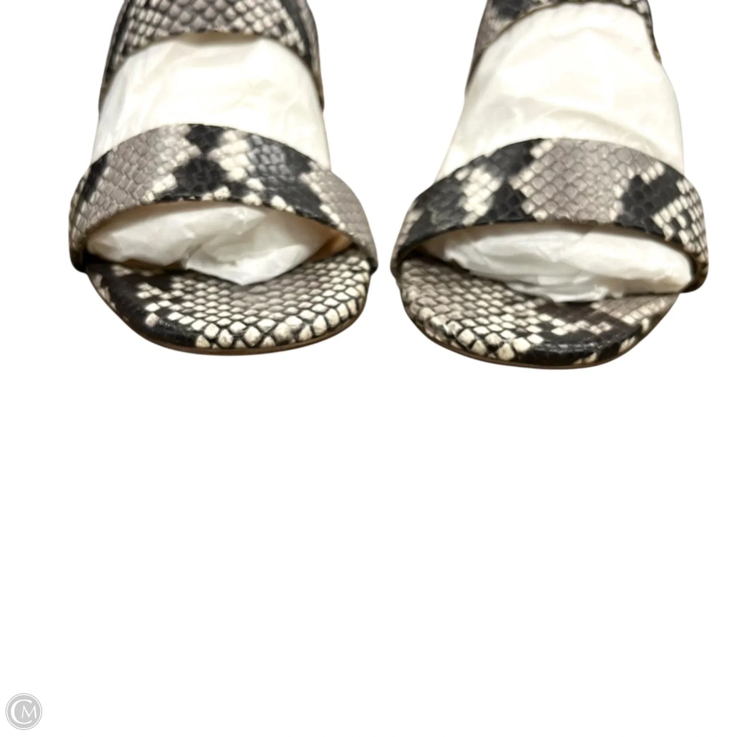 Sandals Heels Platform By J. Crew In Snakeskin Print, Size: 8