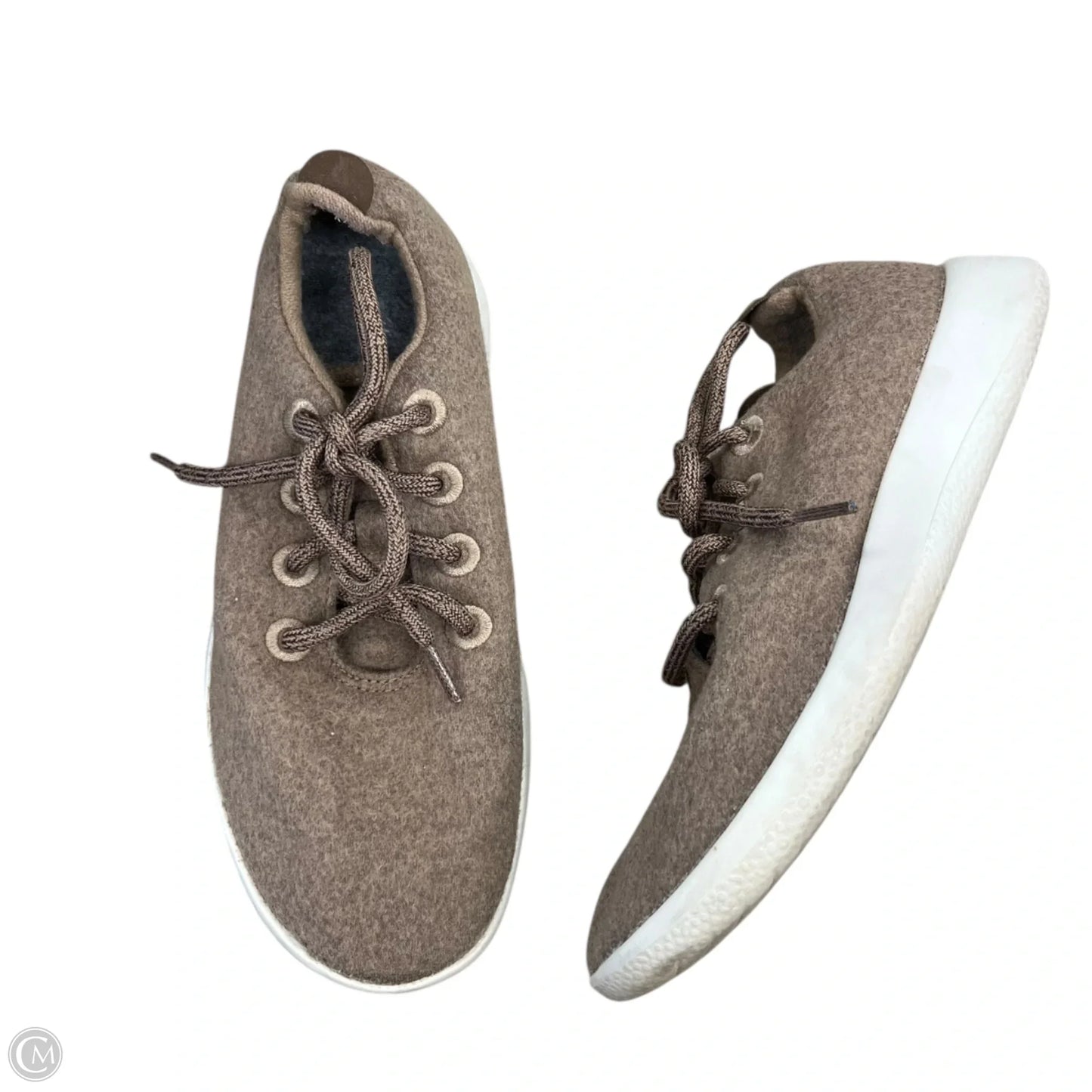 Shoes Sneakers By Allbirds In Brown & Cream, Size: 7