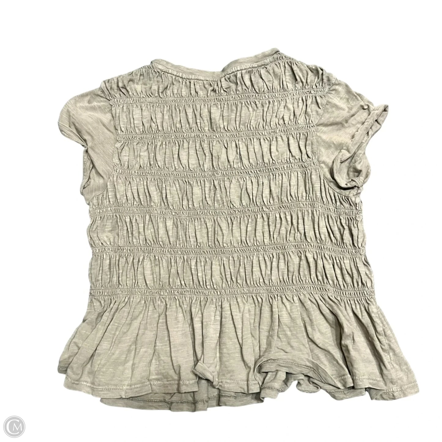 Top Short Sleeve By Pilcro In Taupe, Size: S