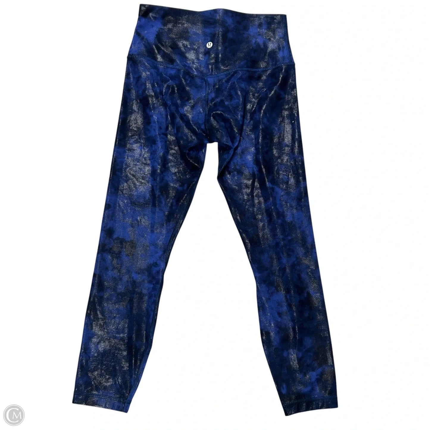 Athletic Leggings Capris By Lululemon In Blue, Size: 8