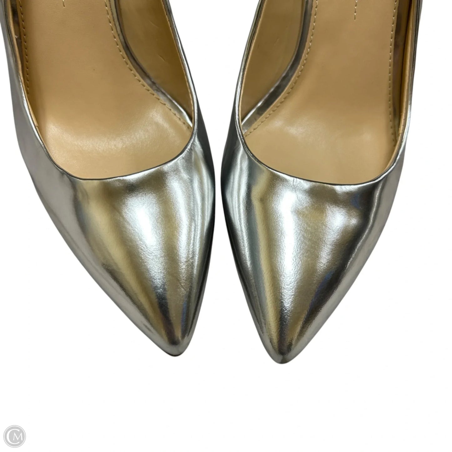 Shoes Heels Stiletto By Banana Republic In Silver, Size: 7