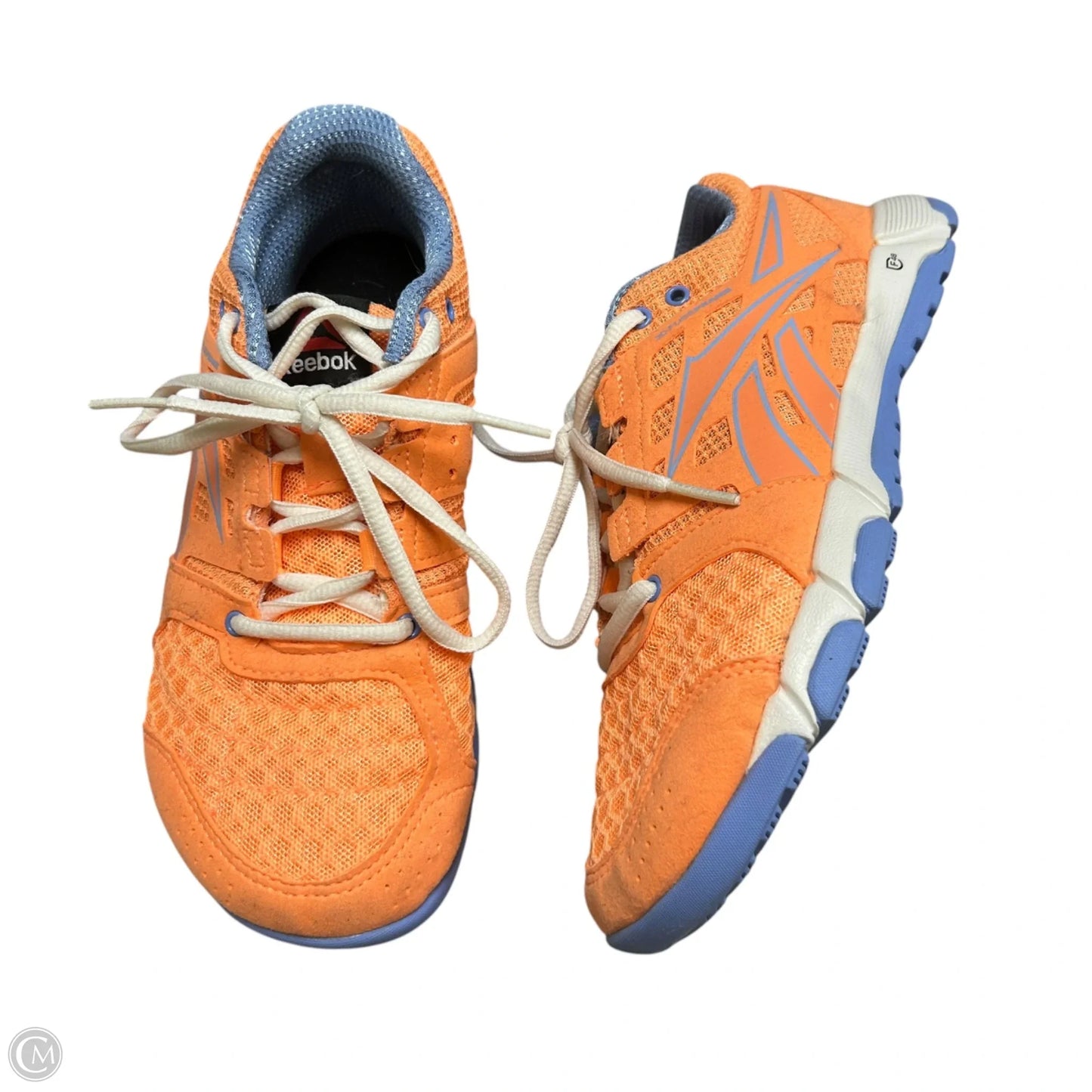 Shoes Athletic By Reebok In Blue & Orange, Size: 6