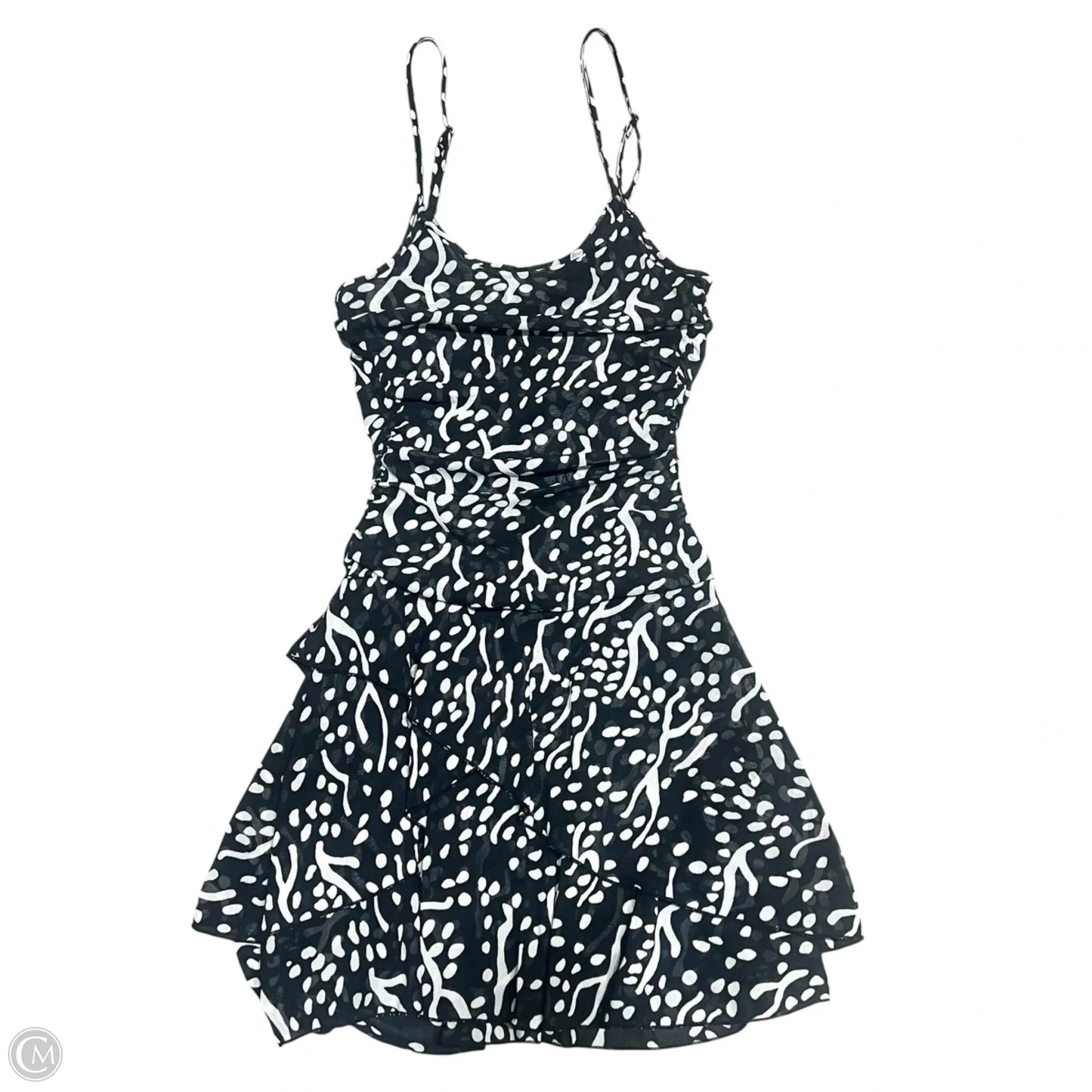 Dress Designer By Diane Von Furstenberg In Black & White, Size: Xs