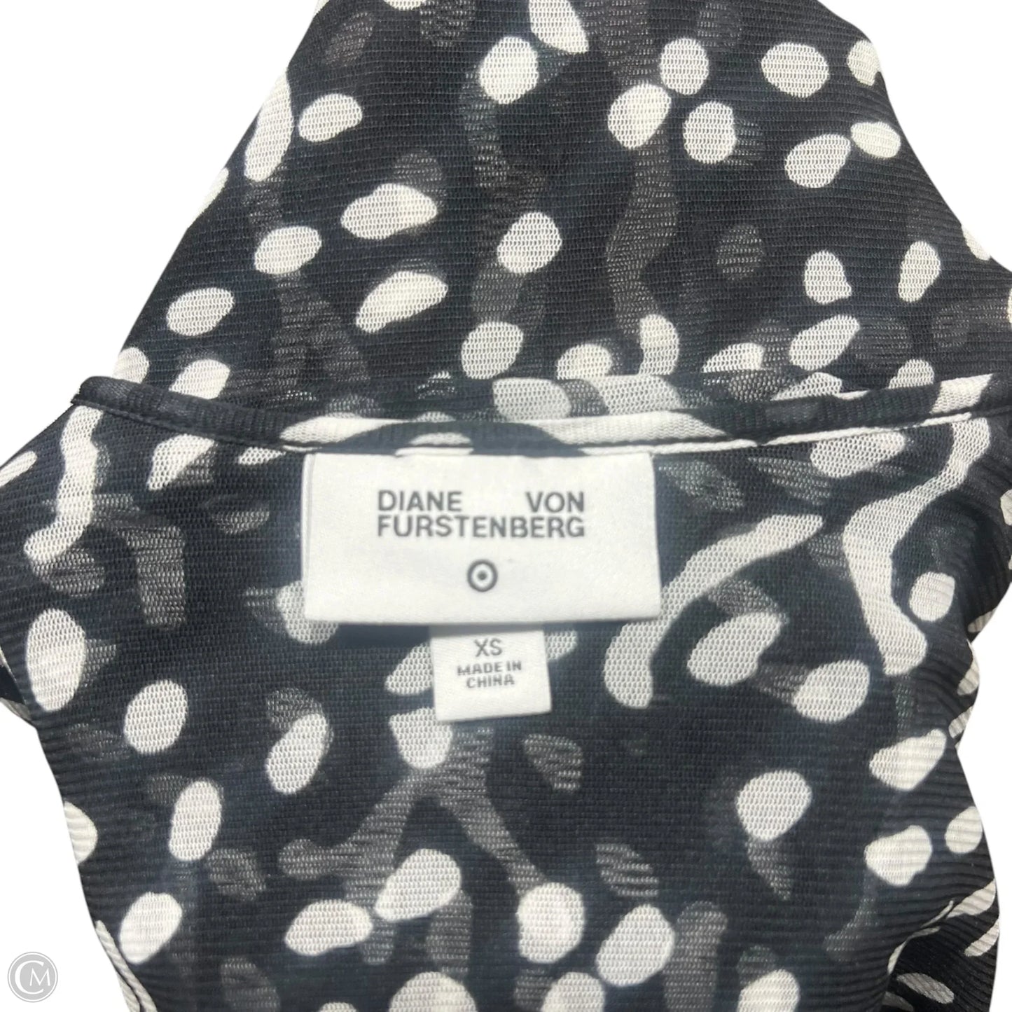 Dress Designer By Diane Von Furstenberg In Black & White, Size: Xs