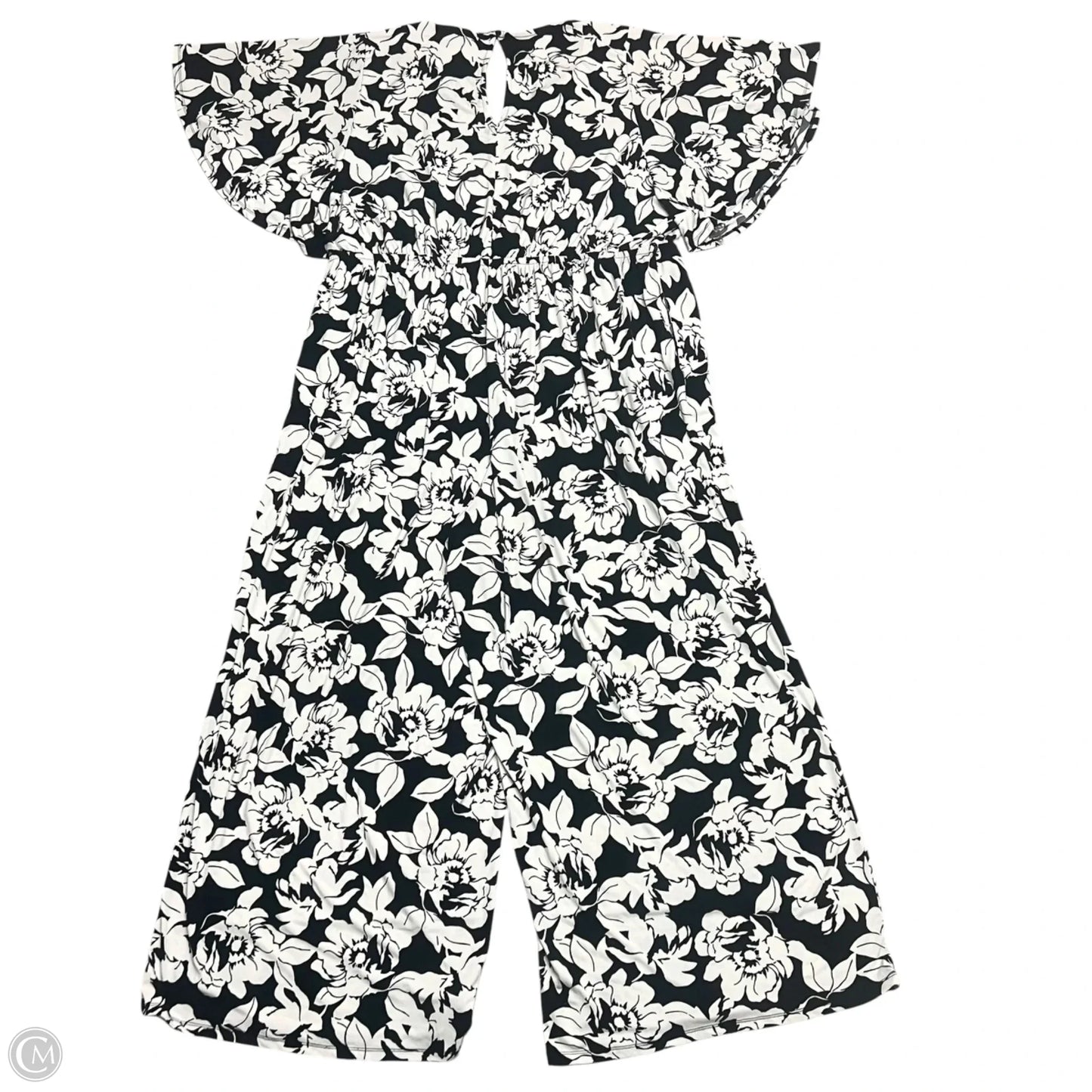 Jumpsuit By Lane Bryant In Black & Cream, Size: 4x