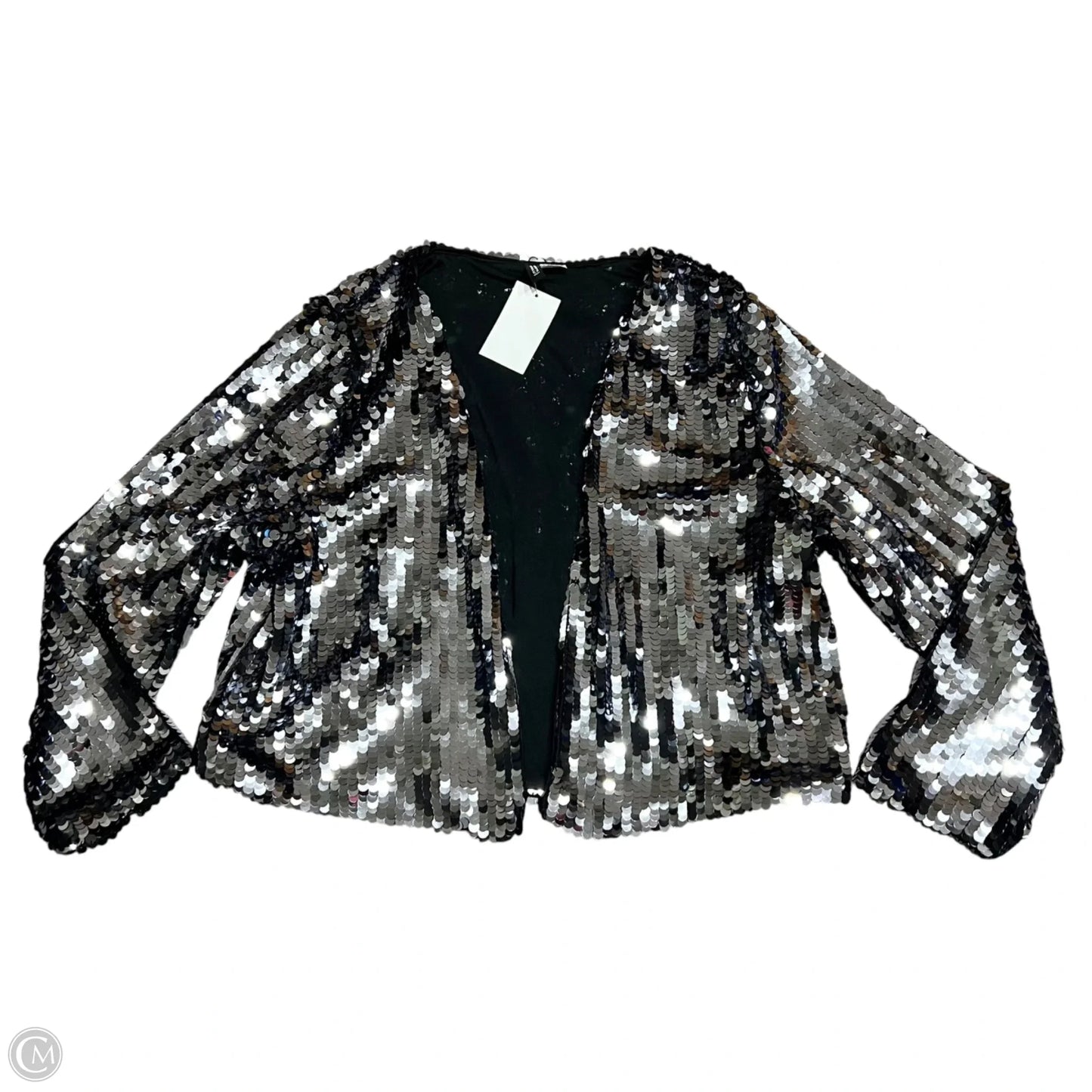 Blazer By Divided In Silver, Size: M