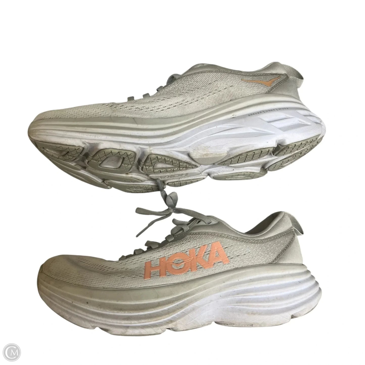 Shoes Sneakers By Hoka In Grey, Size: 7