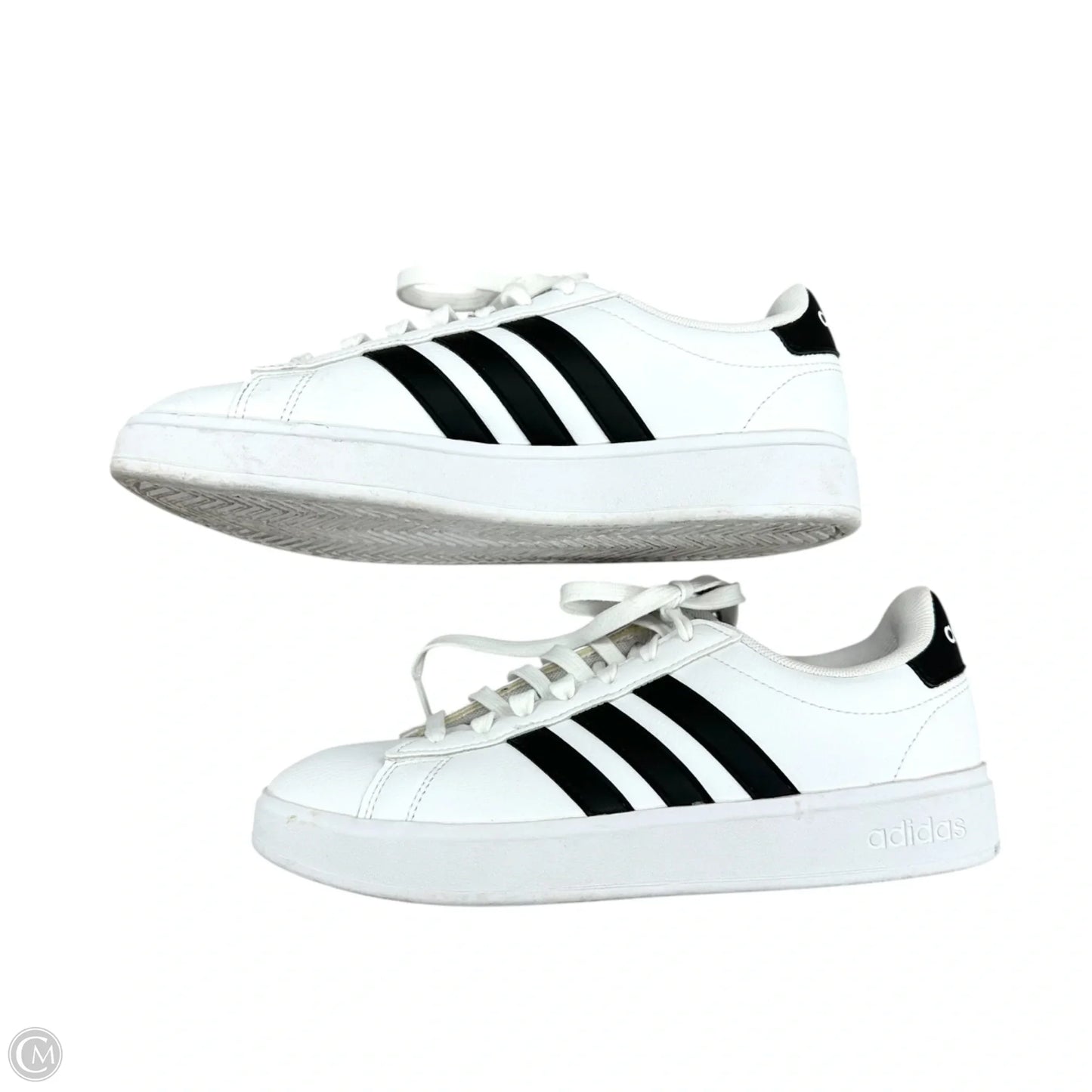 Shoes Sneakers By Adidas In Black & White, Size: 6.5