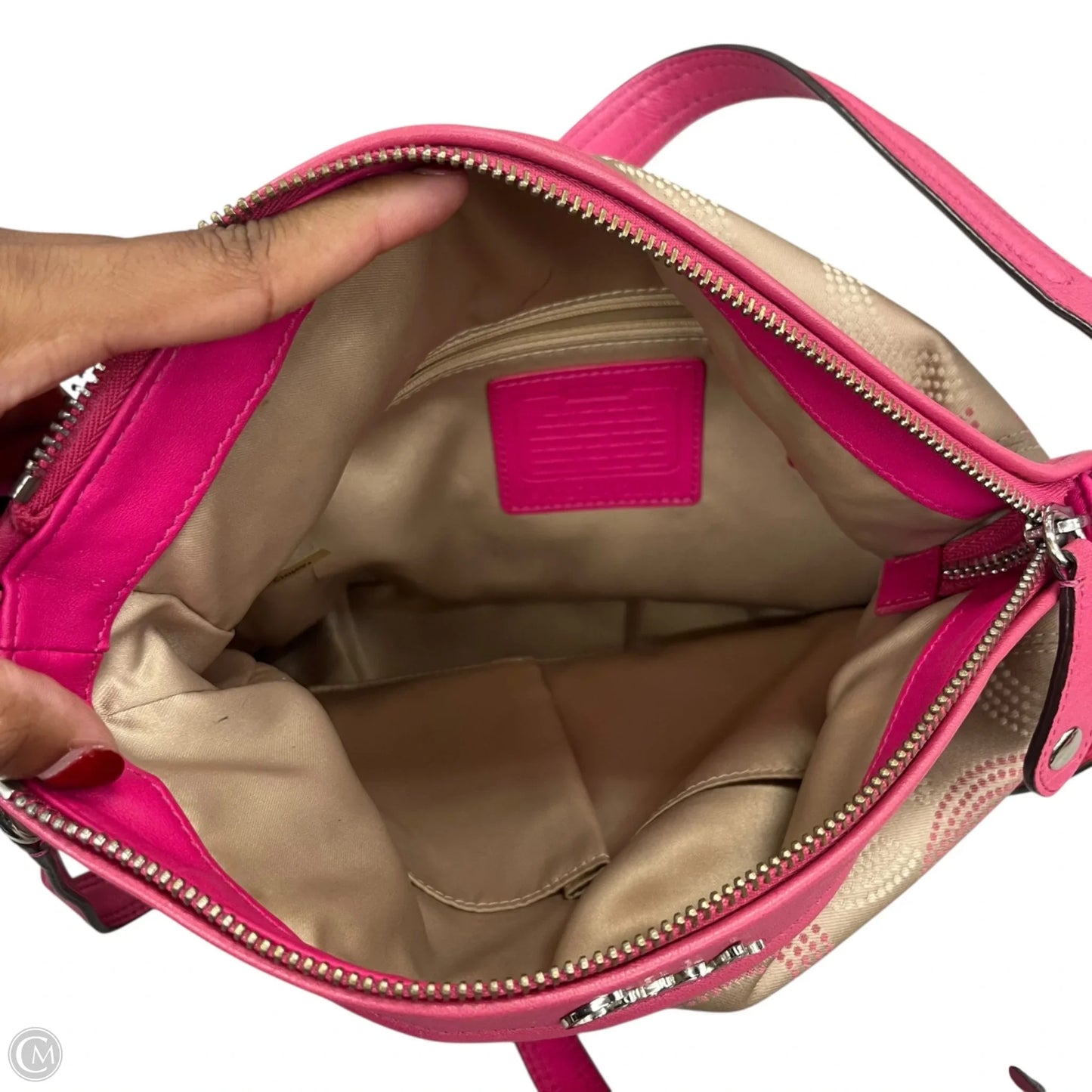 Crossbody Designer By Coach, Size: Medium