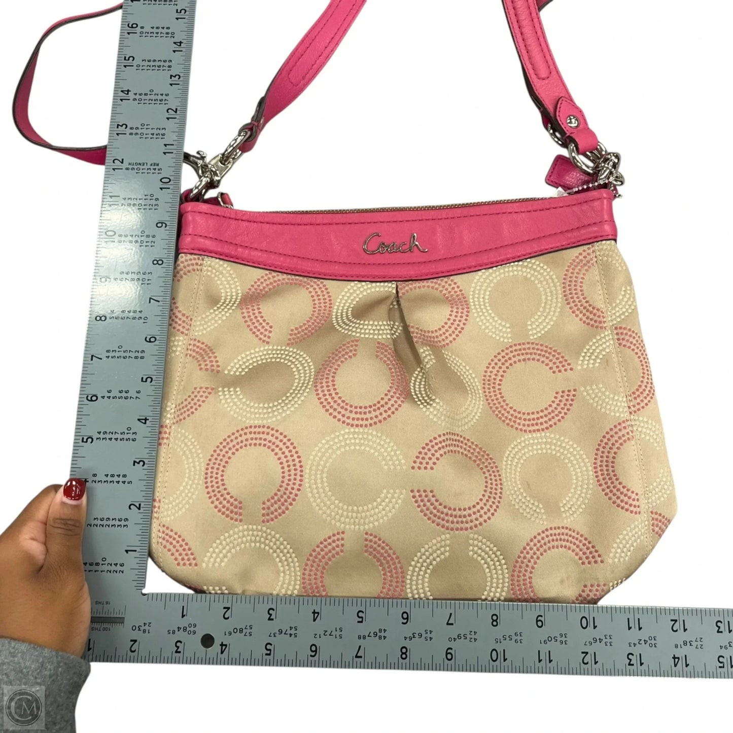 Crossbody Designer By Coach, Size: Medium