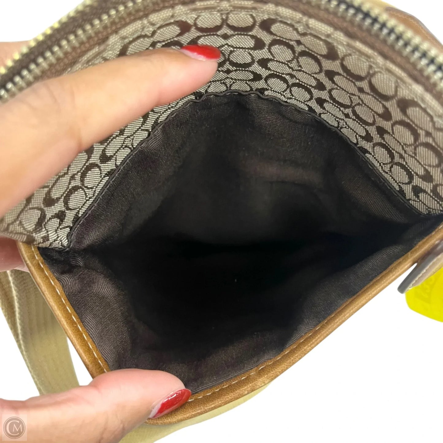 Crossbody Designer By Coach, Size: Small