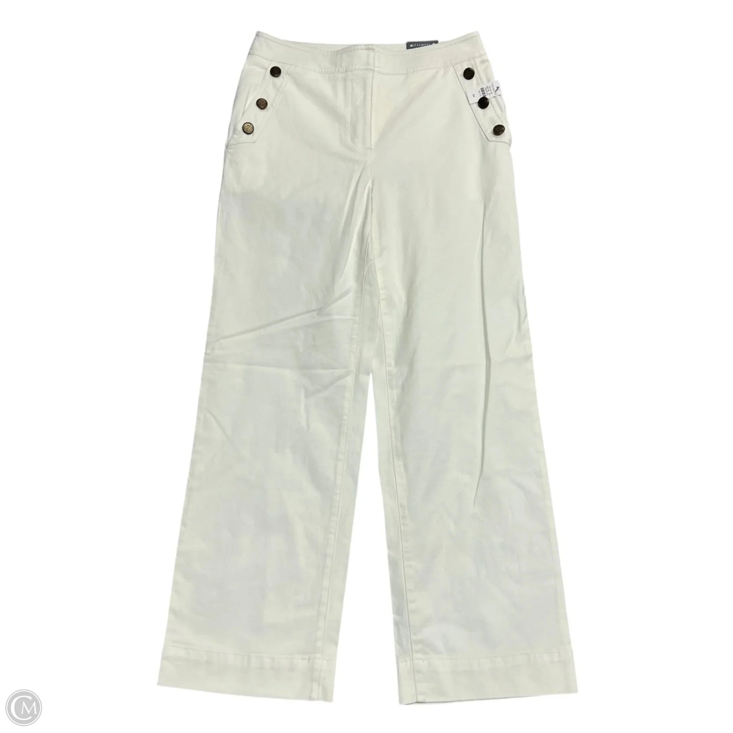 Pants Dress By Talbots In Cream, Size: 4