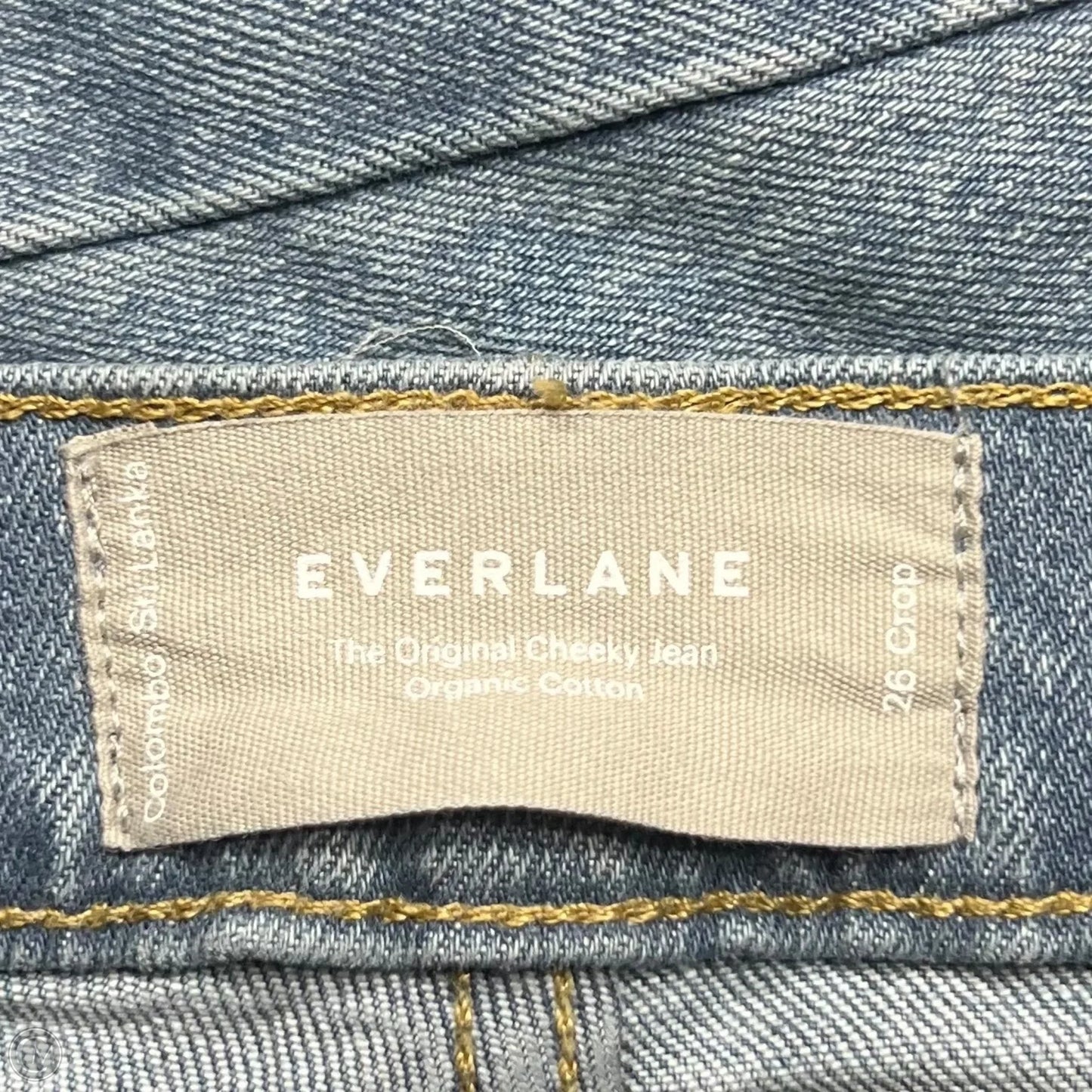 Jeans Straight By Everlane In Blue Denim, Size: 2