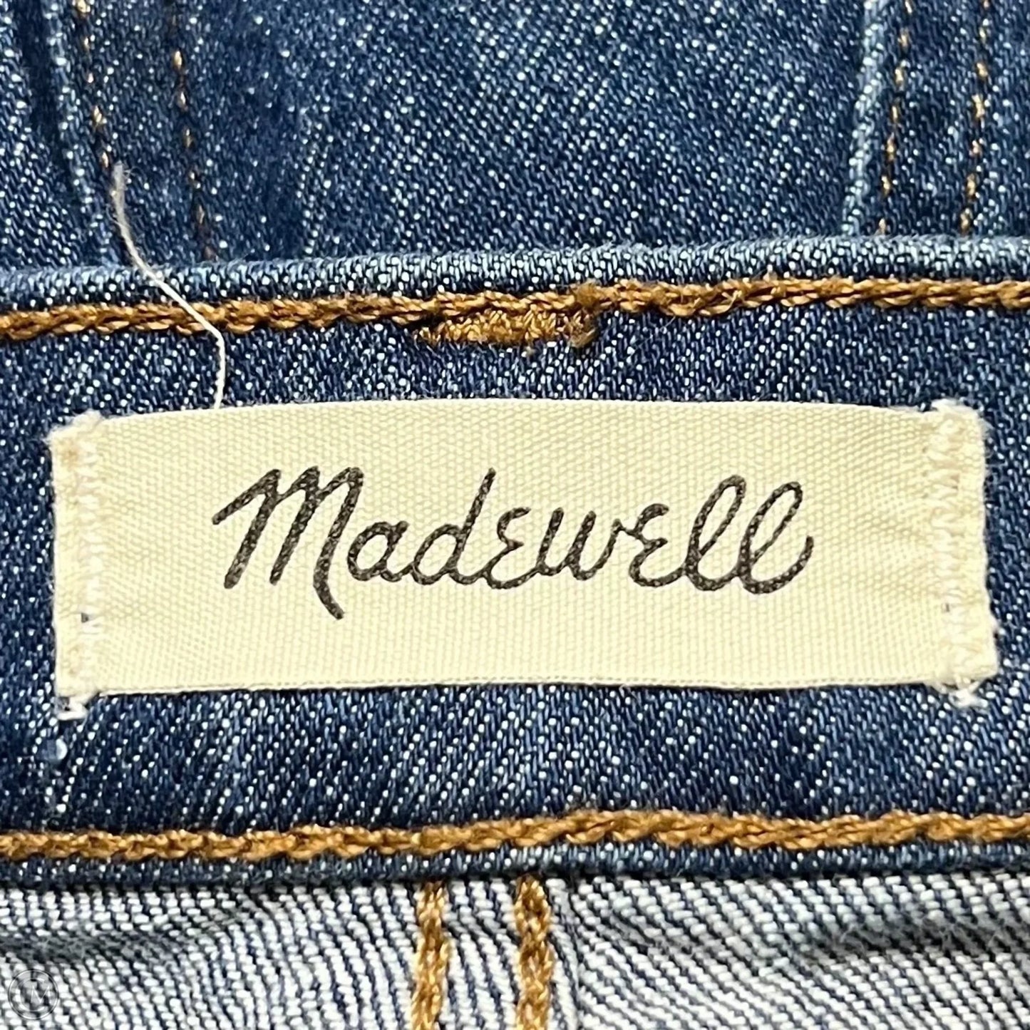Skirt Midi By Madewell In Blue Denim, Size: 2